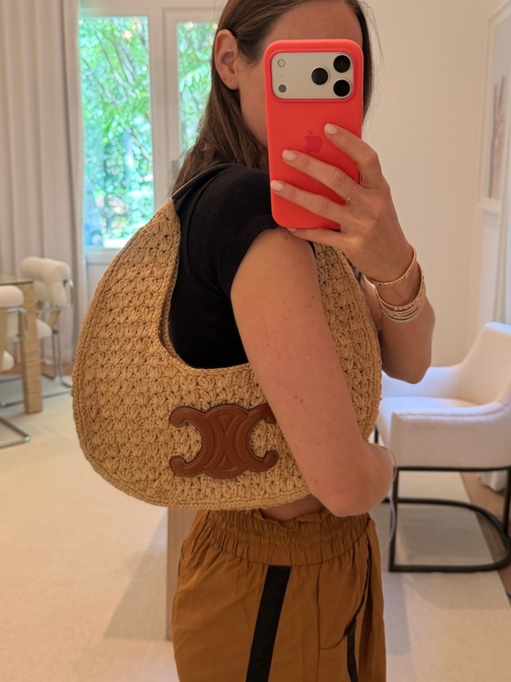 Celine Classic woven Panier hobo bag - Picture 3 of 3
